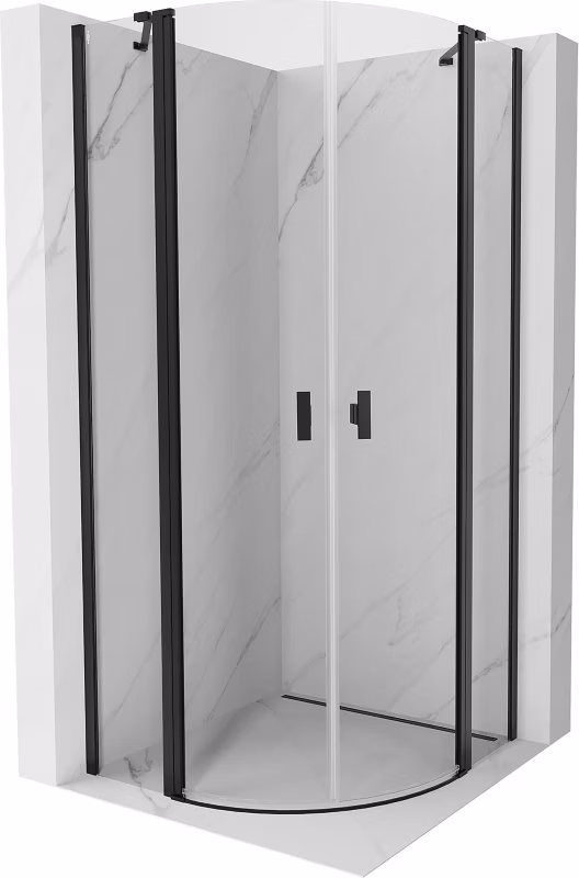 Kabina prysznicowa Mexen Mist czarna 100 x 100 cm – 8A32-100-100-70-00 1 szt.