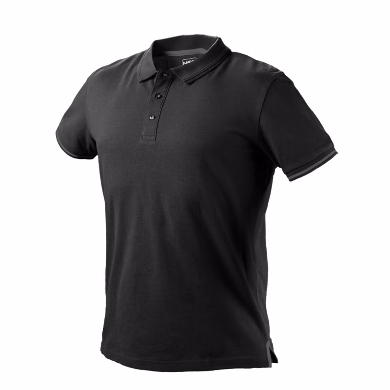 Koszulka polo Denim 100% bawełna XXXL czarna 1 szt.