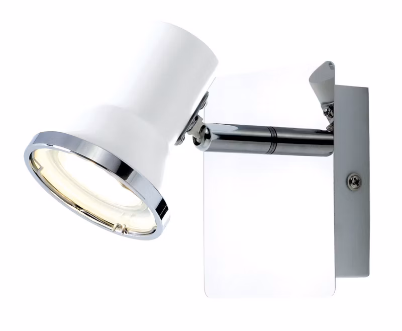 Kinkiet ścienny Rabalux Steve biały styl nowoczesny 1 x GU10 x IP44 wym: 10,5 x 14 x 11 cm – 1 szt.