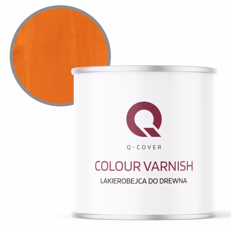 Lakierobejca do Drewna 3w1 Q-Cover Pomarańczowy Satyna 2.5L