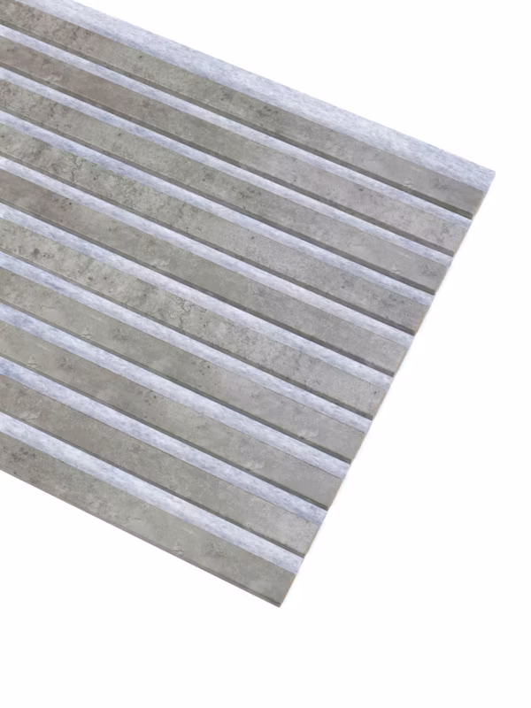 Lamele Ścienne na Filcu Szarym SunWood 275x46cm Panel Dekoracyjny Beton Loft 1 szt.