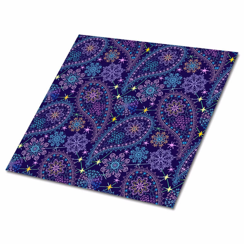 Kafelki samoprzylepne Tulup 30×30 cm Wzór Paisleya 9 szt.