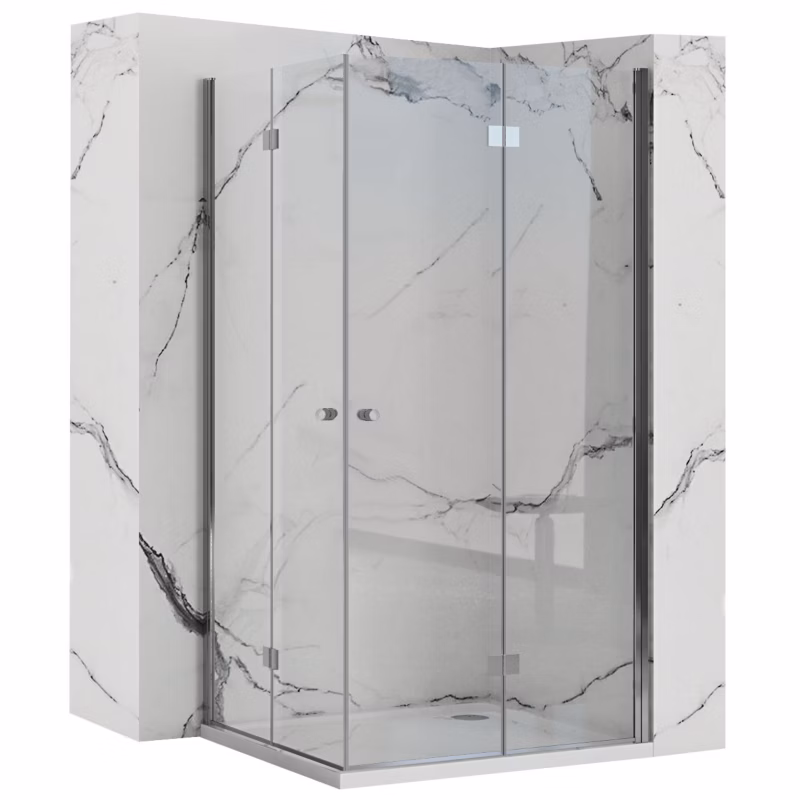 Kabina Prysznicowa Narożna Rea Fold N2 120X120X190Cm Chrom 1 Szt
