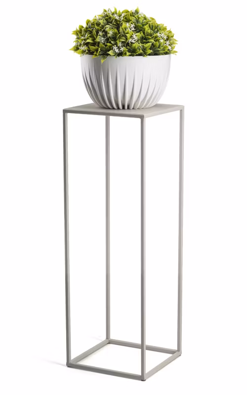 Kwietnik Dąstal Metalowy Kremowy 24×70 cm 1 szt.