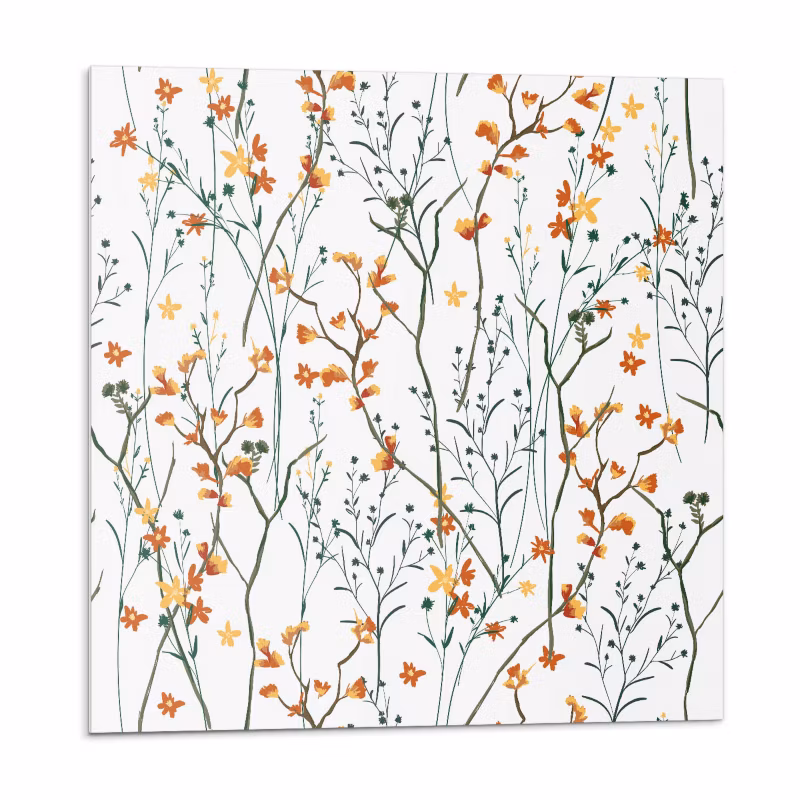 Kafelki samoprzylepne Wallfluent 30×30 cm Wzór florystyczny 9 szt. 4070095552919