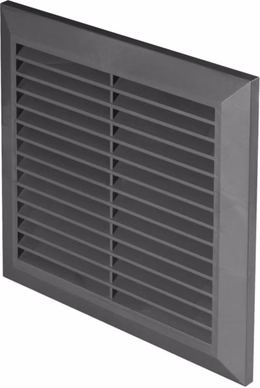 Kratka wentylacyjna Awenta Classic 20x20cm szara siatka ochrona owady tworzywo sztuczne 1 szt.