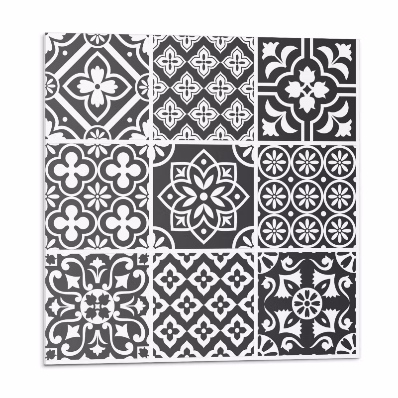 Kafelki samoprzylepne Wallfluent 20×20 cm Kafelkowe wzory w geometrycznym stylu 20 szt.