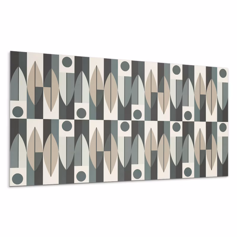 Kafelki samoprzylepne Wallfluent 60×30 cm Geometria w abstrakcyjnym stylu 6 szt.