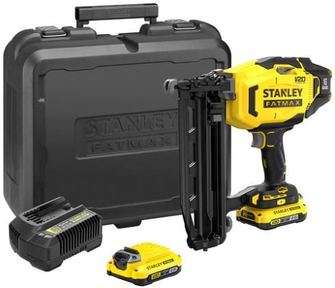 Akumulatorowa gwoździarka SFMCN616D2K-QW Stanley Fatmax + 2 x akumulator + ładowarka + kufer