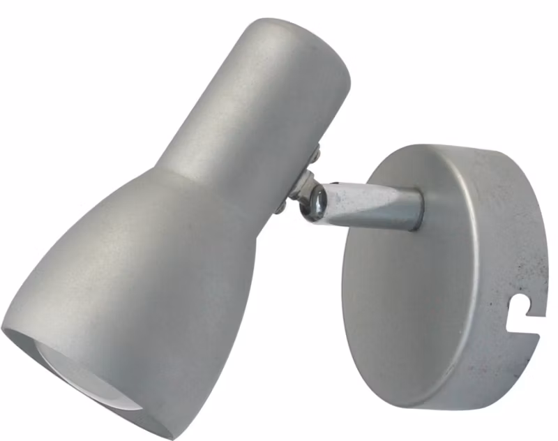 Kinkiet ścienny Candellux Picardo szaro-srebrny 1 x E14 x 40W IP20 wym: 12 x 8 x 15 cm – 1 szt.