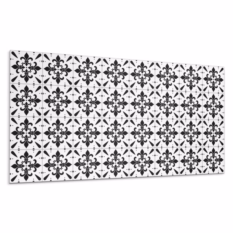 Kafelki samoprzylepne Wallfluent 60×30 cm Kwiatowe wzory na delikatnym tle 6 szt.