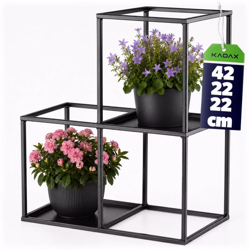 Kwietnik KADAX Stojący metal Donica modułowy Loft 20 cm 1szt.