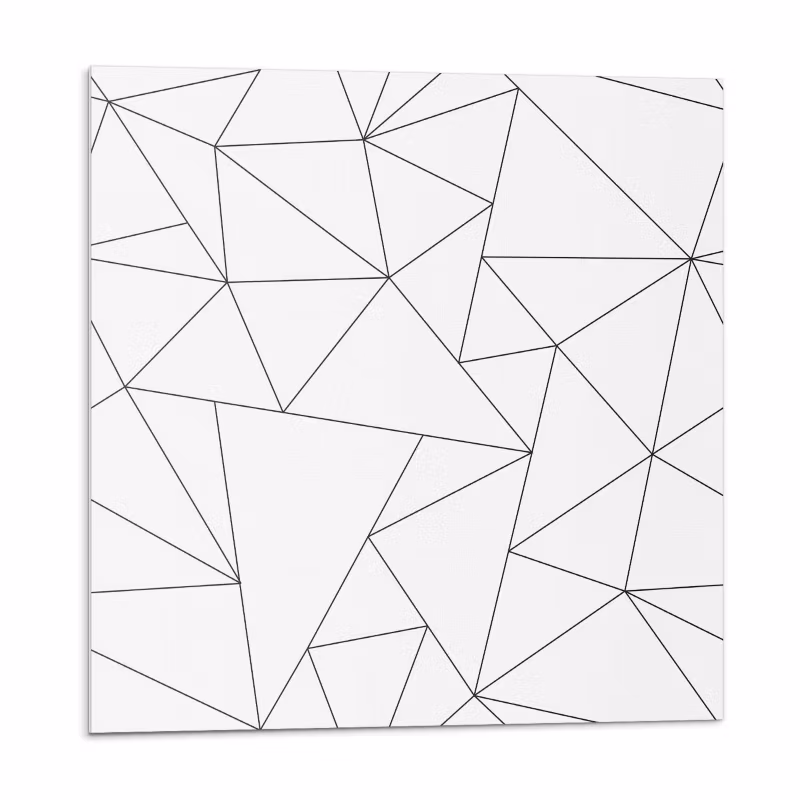 Kafelki samoprzylepne Wallfluent 20×20 cm Abstrakcyjna kompozycja trójkątów 20 szt.