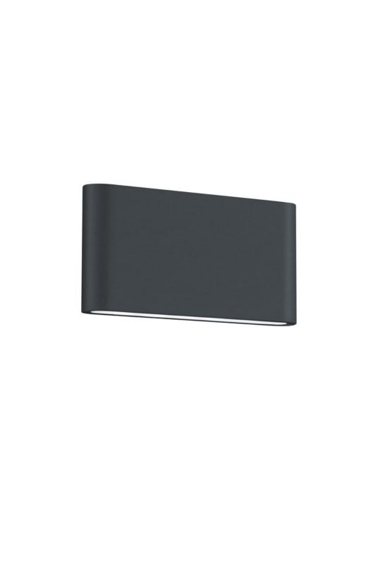 Kinkiet ścienny zewnętrzny Trio Thames Ii antracyt LED 5W 3000K 400lm IP54 wym: 9 x 17,5 x 17,5 cm aluminium – 1 szt.