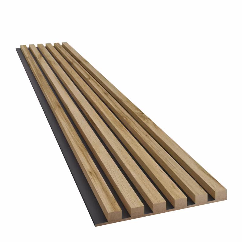Lamele slim na płycie MDF LAMELE3D Dąb Wotan 1 szt