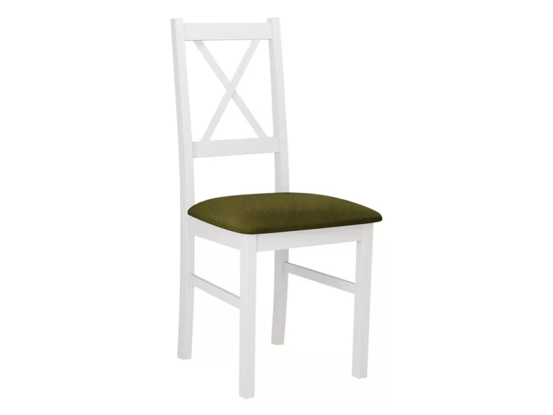 Krzesło MIRJAN 24 Nilo 10 biały + ciemna oliwka 1 szt.