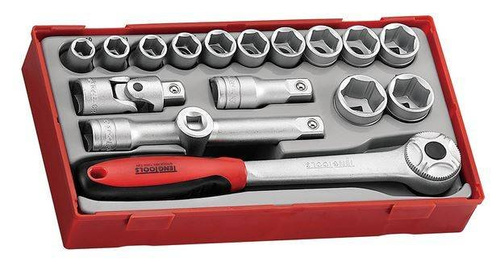 Zestaw narzędzi nasadowych z chwytem 1/2” Tengtools TT1218-6
