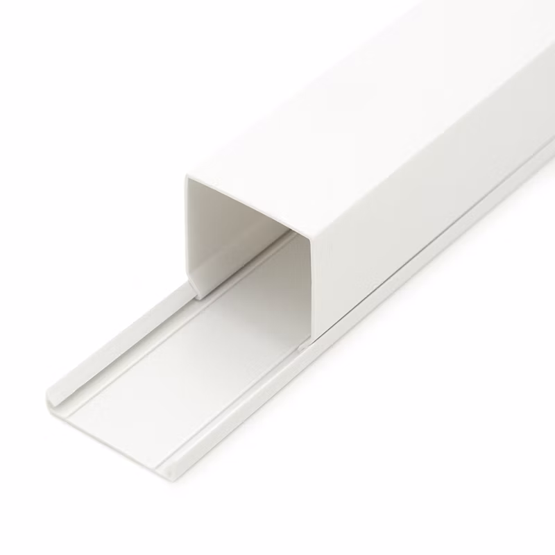 Korytko kablowe CanaLux CNL-C-40040-18, kanał elektroinstalacyjny 40x40mm z pokrywą 36 mb, białe, 18 szt.