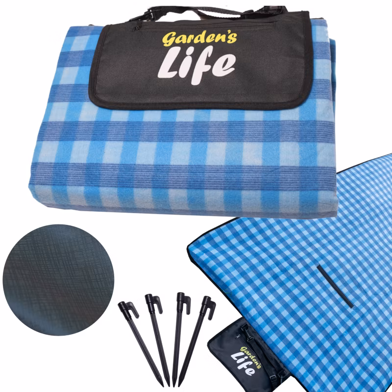 Koc piknikowy plażowy 200×100 najbogatsza wersja mata izolacja PREMIUM 1 szt 5905947514540