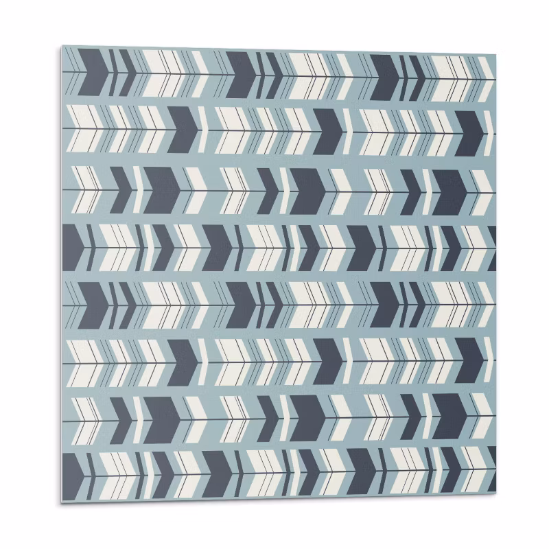 Kafelki samoprzylepne Wallfluent 30×30 cm Dynamiczne wzory strzałek w geometrii 9 szt.