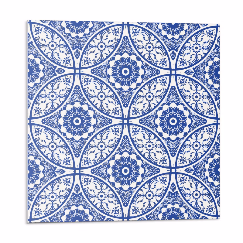 Kafelki samoprzylepne Wallfluent 50×50 cm Motyw roślinnych detali 4 szt.