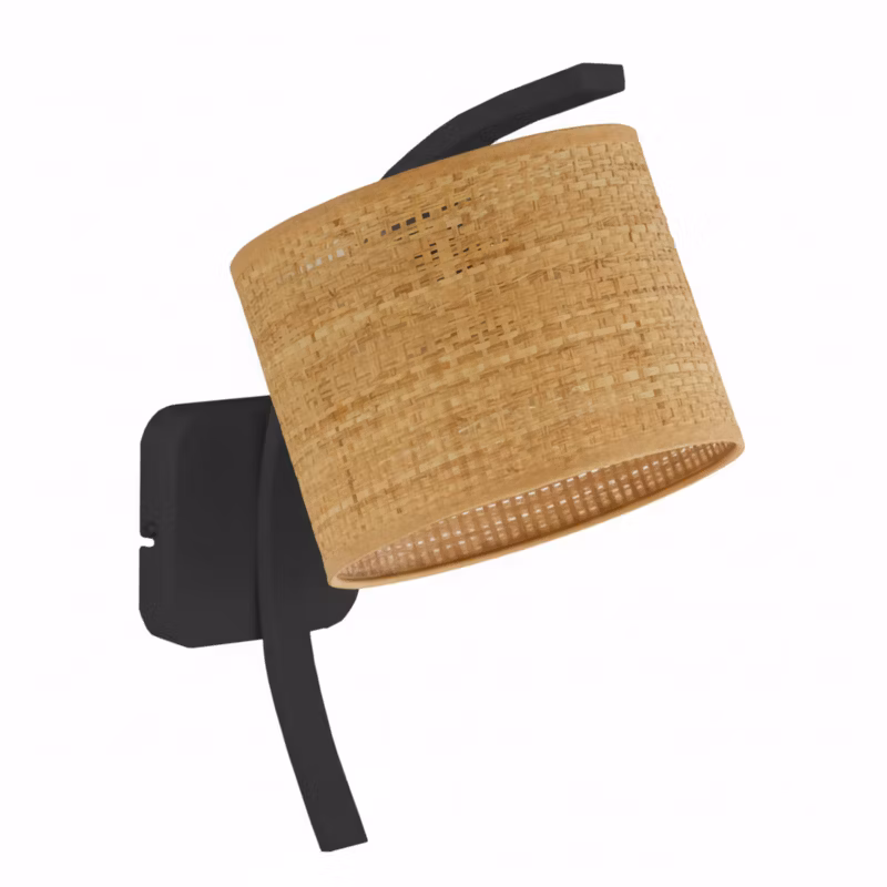 Kinkiet Volta Light Factory Moon Rattan Abażur 1xE27 1szt.