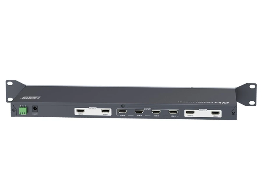 Przełącznik matrycowy HDMI switch Matrix 4 wejścia x 4 wyjścia HDMI 4Kx2K LKV414