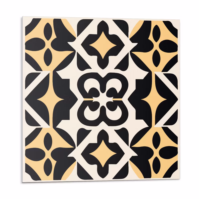 Kafelki samoprzylepne Wallfluent 30×30 cm Motywy w geometrycznym stylu 9 szt.