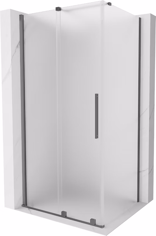 Kabina prysznicowa Mexen Velar rozsuwana 90 x 110 cm szron gun metal 1 szt.