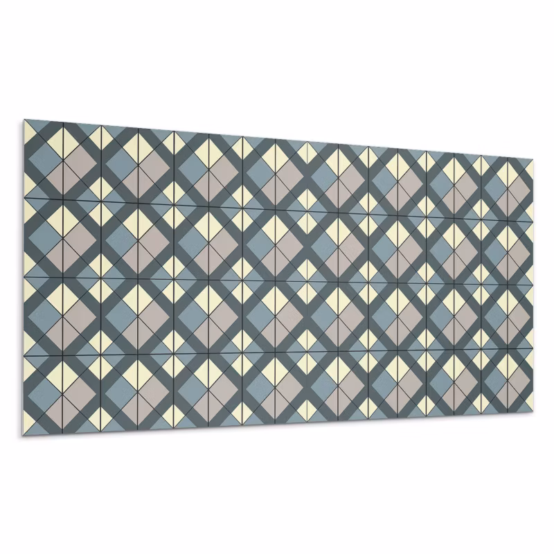Kafelki samoprzylepne Wallfluent 60×30 cm Wzór geometryczny w kratkę 6 szt.
