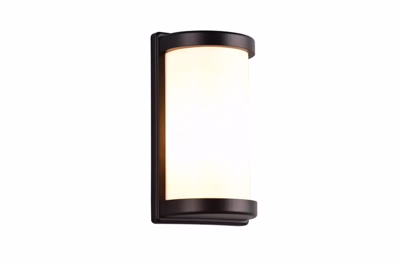 Kinkiet ścienny zewnętrzny RL Puelo czarno-biały 1 x E27 x IP44 wym: 26,5 x 14,5 x 14,5 cm – 1 szt.