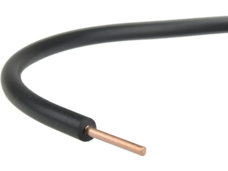 Przewód instalacyjny H07V‑U / DY 2,5 750V czarny drut Elektrokabel /100m/