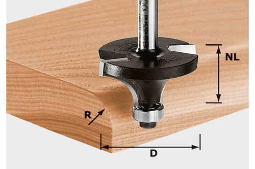 Frez do zaokr. HW D25,5/R6,35 KL Festool 491013