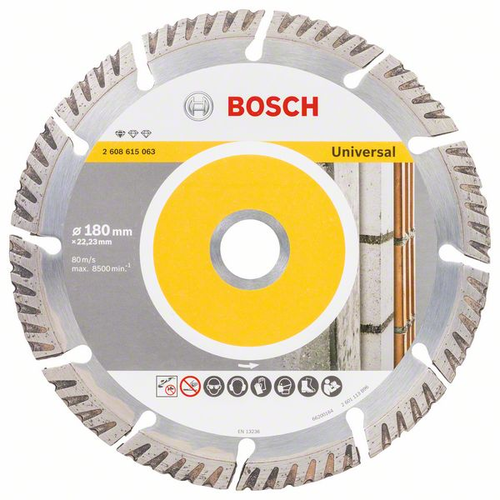 Tarcza diamentowa Standard for Universal 180×22,23mm Bosch 2608615063