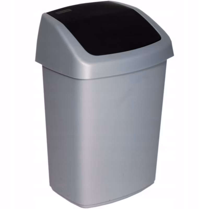 Kosz na śmieci Curver Swing Top ciemnoszary 25L