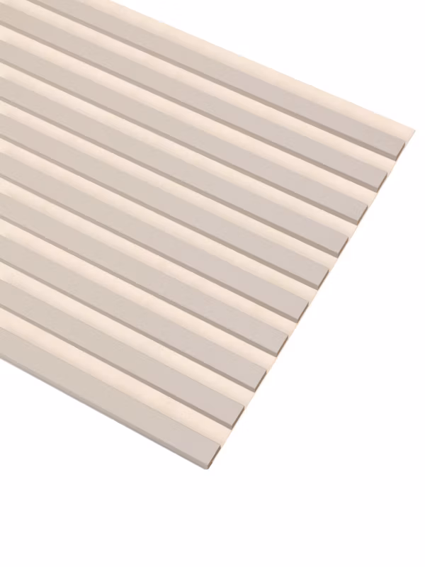 Lamele na Beżowym Filcu Ścienne SunWood 275x58cm Panel Dekoracyjny Kaszmir 1 szt.