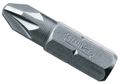 Końcówka PZ1 krótka 1/4″ (25 szt.) Stanley 1-68-945