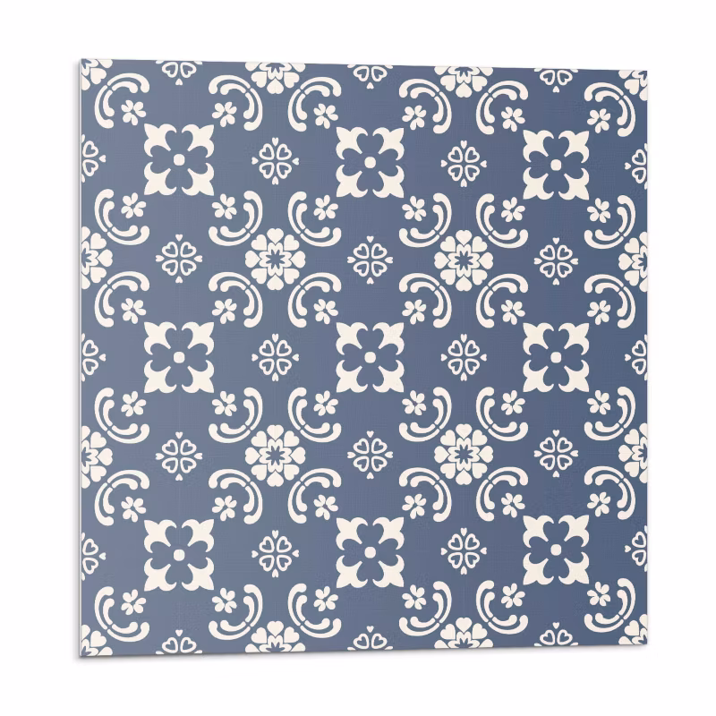 Kafelki samoprzylepne Wallfluent 30×30 cm Roślinny deseń 9 szt.