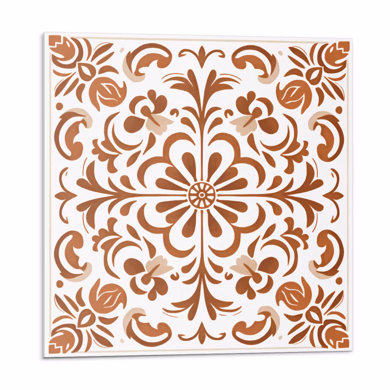 Kafelki samoprzylepne Wallfluent 20×20 cm Ornamenty z motywem kwiatowym 20 szt.