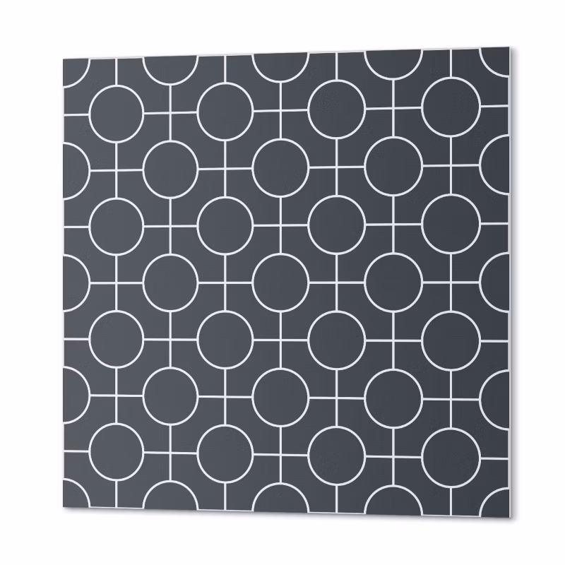 Komplet Kafelków Samoprzylepnych ArtPrintCave 50×50 cm Geometryczny wzór kół i linii 4 szt.