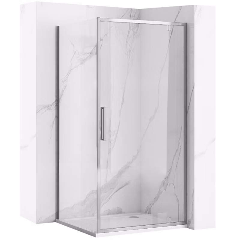 Kabina Prysznicowa Narożna Rea Rapid Swing 100X100X195Cm Chrom 1 Szt