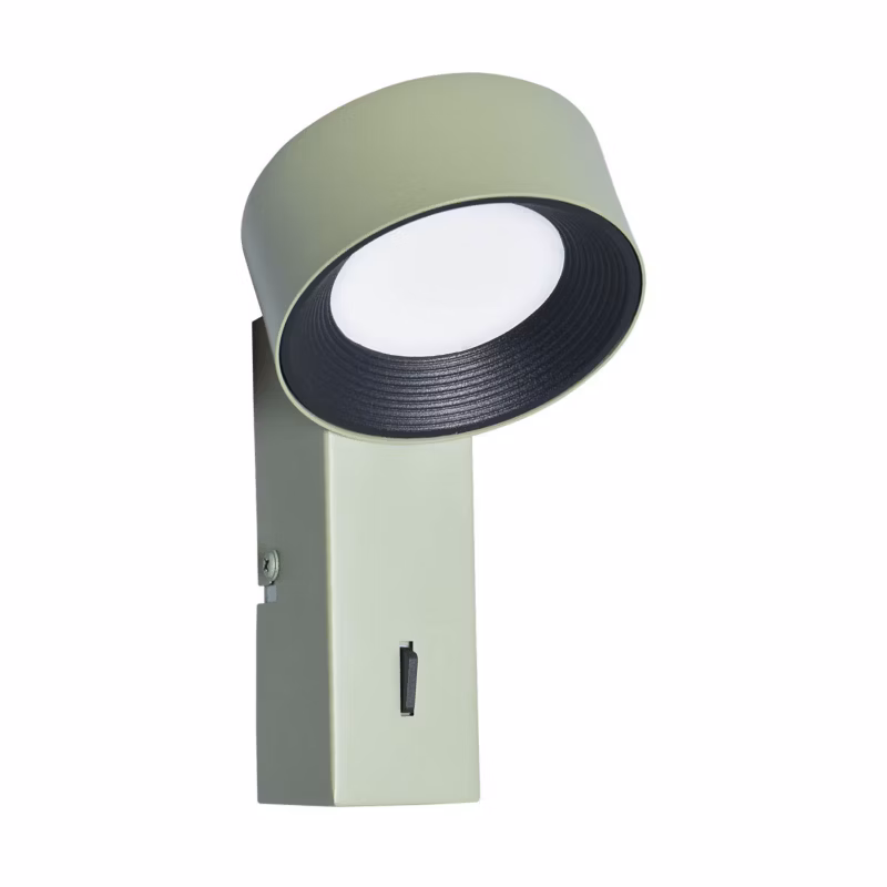 Kinkiet Italux OTAL z włącznikiem zielony LED 1×1.8W 489lm Neutralna biel IP20 -1 szt.