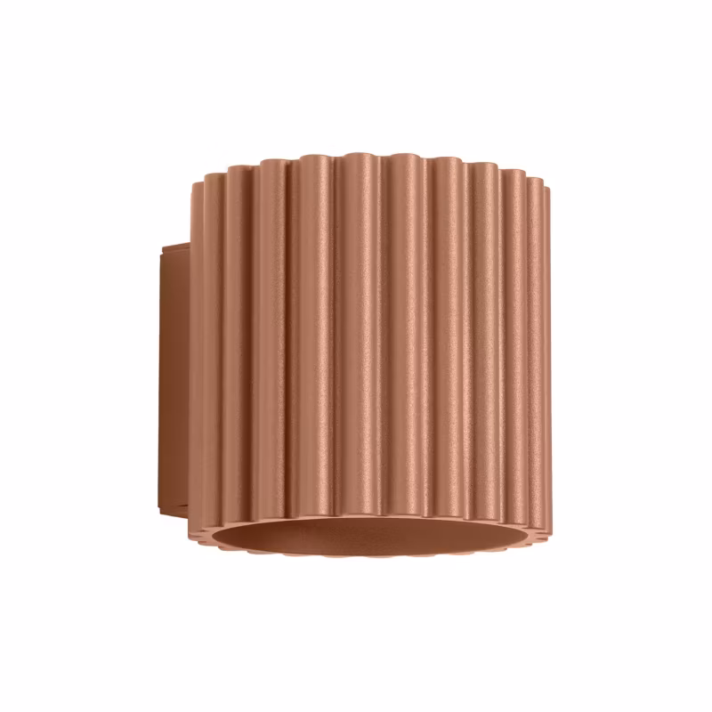 Kinkiet Sollux Lighting AURA nowoczesny mocca 1xG9x10W wym:10x10x12cm IP20 -1 szt.