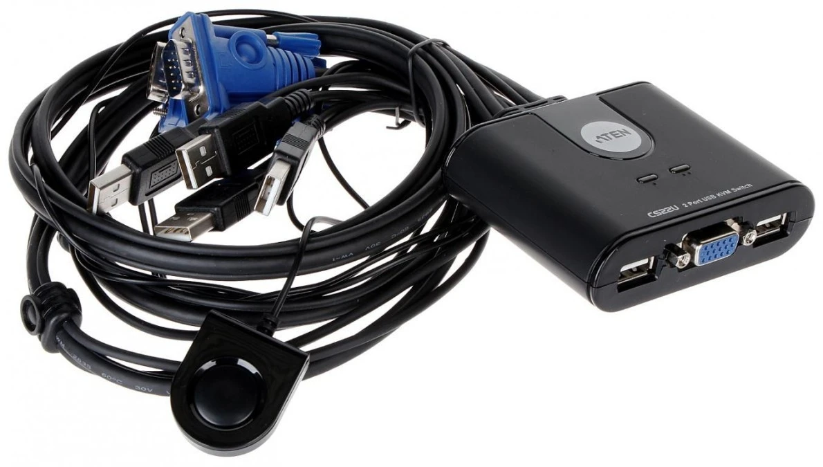 Przełącznik VGA + USB CS‑22U