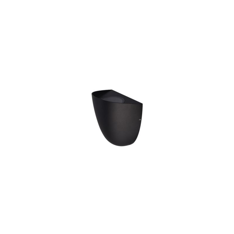 Kinkiet ścienny zewnętrzny Nowodvorski Lighting Sinus czarny 1 x GU10 x 35W IP54 wym: 14 x 11 x 8 cm – 1 szt.