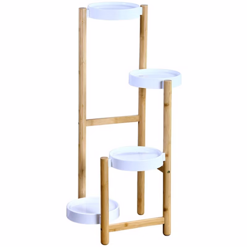 Kwietnik Stojący Kesper Bambusowy Brązowy 21x9x80 cm 1 szt.