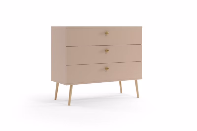 Komoda Melimeble LEBEL 2 z szufladami 100cm macchiato 1 szt.