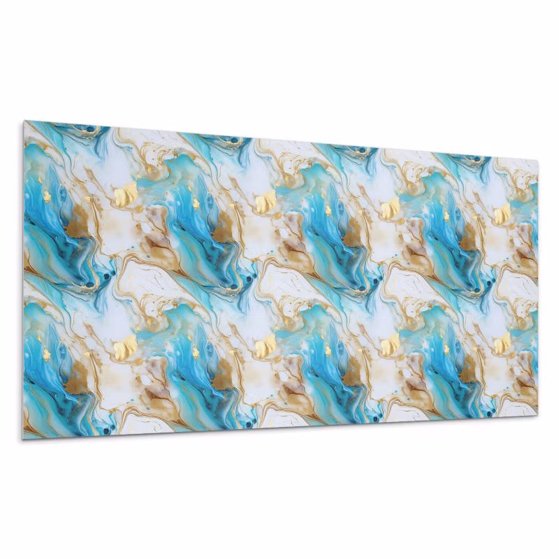 Kafelki samoprzylepne Wallfluent 60×30 cm Abstrakcyjny wzór fal i plam 6 szt.
