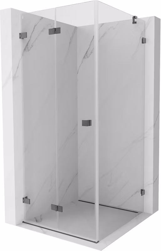Kabina prysznicowa Mexen Lunar-F gun gray 100×100 cm 1 szt.