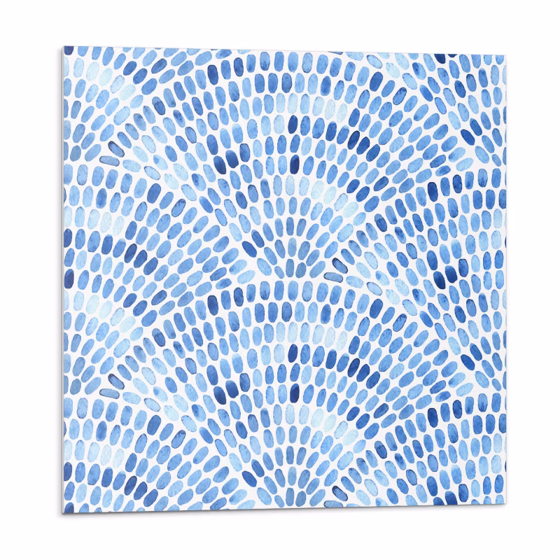 Kafelki samoprzylepne Wallfluent 50×50 cm Akwarelowe fale w kolorach 4 szt.